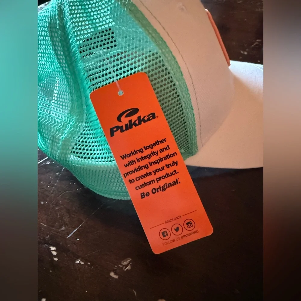 Pukka Henderson Beach Resort Trucker Hat NWT Mesh Snapback Beach Coastal Cap